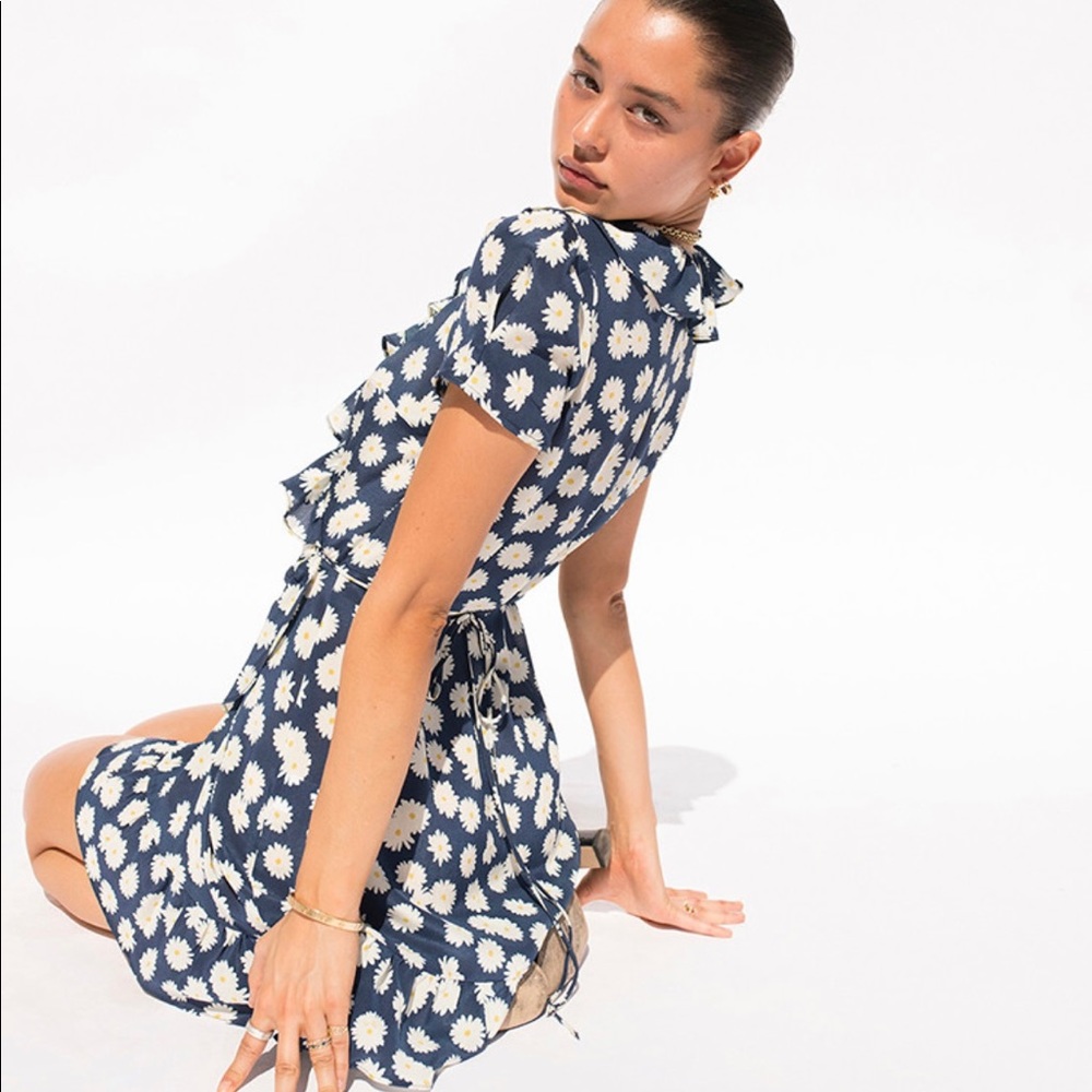 Realisation Valentina Silk Wrap Dress